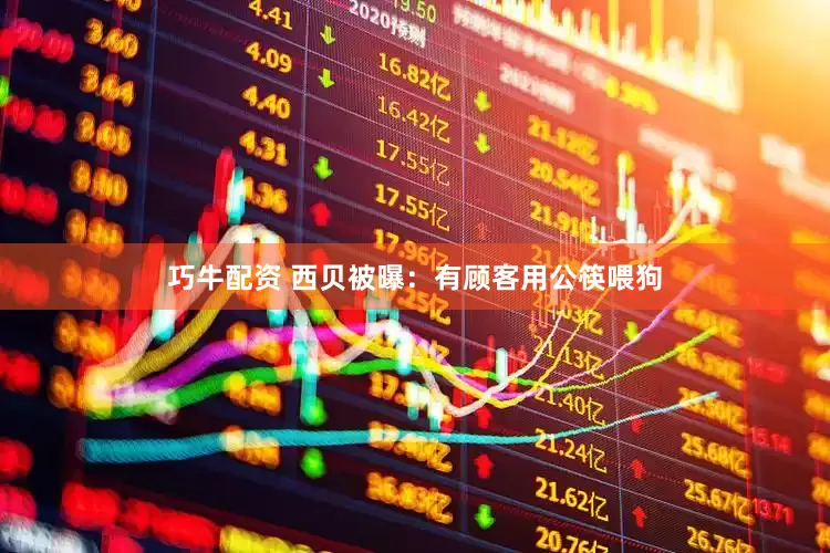 巧牛配资 西贝被曝:有顾客用公筷喂狗